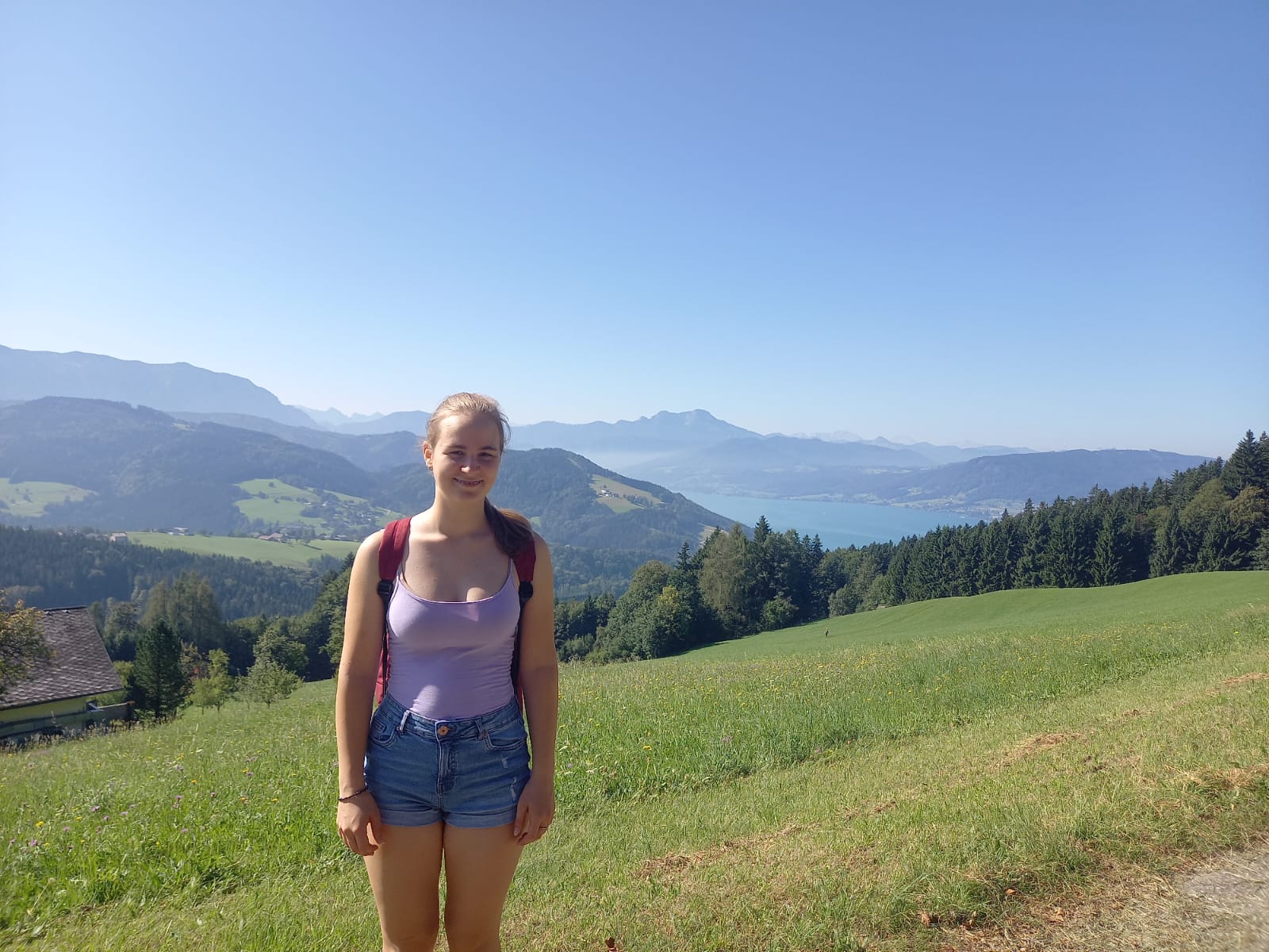 Ich beim Wandern
